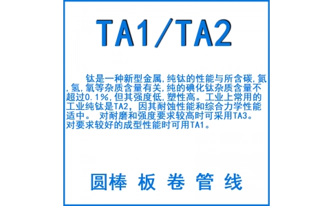 TA1/TA2純鈦
